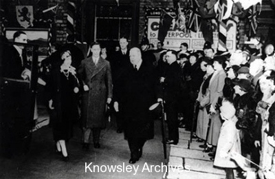 King George VI's visit to Huyton