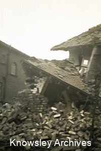 Bomb damage, Seel Road, Huyton