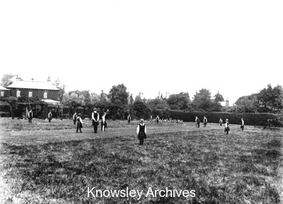 Cricket match, Liverpool College for Girls, Huyton