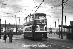 Tram at Page Moss, Huyton