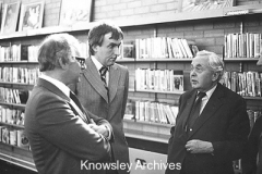 Harold Wilson, M.P. in Huyton Library