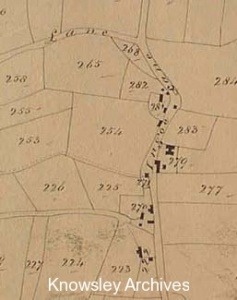 Kirkby Tithe Map detail