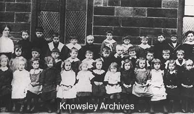Infant pupils at Kirkby School