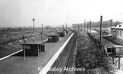 Railway line, Royal Ordnance Factory, Kirkby