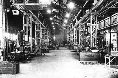 Machine-shop, Royal Ordnance Factory, Kirkby