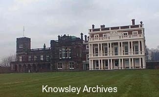 Colonnade at Knowsley Hall