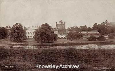 Knowsley Hall and conservatory