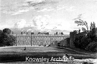 West front,  Knowsley Hall, Knowsley Park Estate