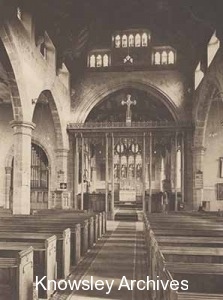 Interior, Prescot Parish Church