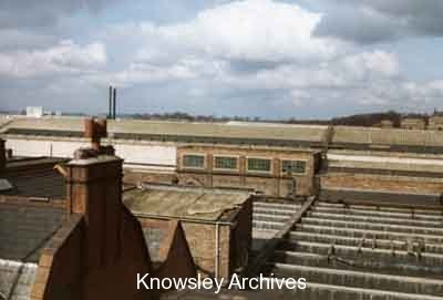 Rooftop view of BICC buidings, Prescot