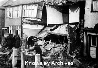 Bomb damage, Jefferey's Crescent, Roby