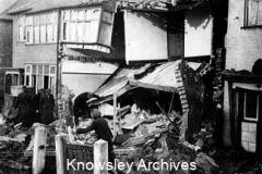 Bomb damage, Jefferey's Crescent, Roby