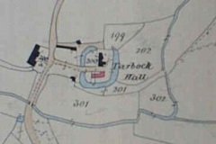 Tithe map segment: Tarbock Hall, Tarbock