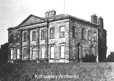 South Front of Halsnead Hall, Whiston