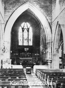 Interior, St Nicholas' Parish Church, Whiston