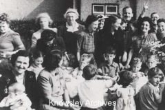 VE-Day street party in Halewood