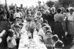 VE-Day street party in Halewood