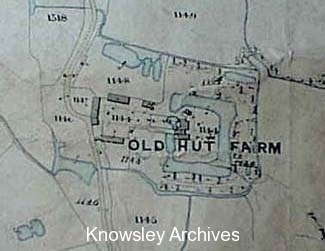 Tithe Map segment: Old Hut Farm, Halewood