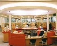 Internal view of Huyton Library, Huyton