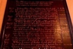 Charities Board, St Michael's Parish Church, Huyton