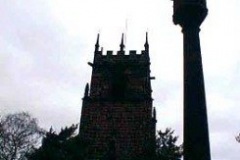 Memorial Cross and St Michael's Parish Church, Huyton