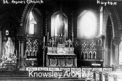 Altar, St Agnes' Roman Catholic Church, Huyton