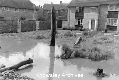 Flooding near York Road, Huyton