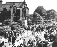 Procession, Derby Road, Huyton