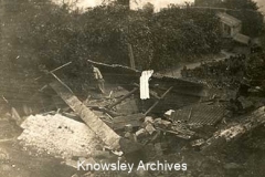 Bomb damage, The Orchard, Huyton