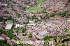 Huyton Village aerial view