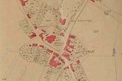 Huyton Tithe Map segment: Huyton Village