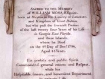 Epitaph to William Moss of Huyton