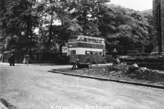Road alteration, Derby Road, Huyton