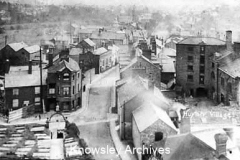 View of Huyton Village from St Michael's Church tower