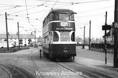 Tram at Page Moss, Huyton