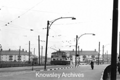 Tram at Page Moss, Huyton