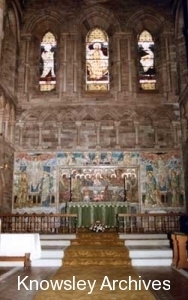 Interior of St Chad's Church, Kirkby