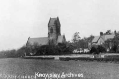 St Chad's Church and vicarage, Kirkby