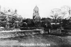 Kirkby village and St Chad's Church