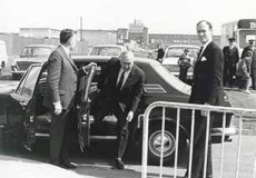 Official opening of Kirkby's Civic Building by Harold Wilson