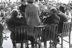 Official opening of Kirkby's Civic Building by Harold Wilson