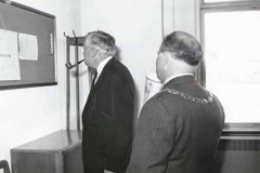 Official opening of Kirkby's Civic Building by Harold Wilson