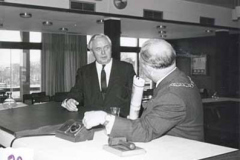 Official opening of Kirkby's Civic Building by Harold Wilson