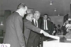 Official opening of Kirkby's Civic Building by Harold Wilson