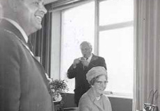 Official opening of Kirkby's Civic Building by Harold Wilson