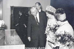 Official opening of Kirkby's Civic Building by Harold Wilson