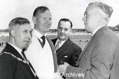 Harold Wilson opens Kirkby Sports Stadium