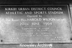 Harold Wilson opens Kirkby Sports Stadium