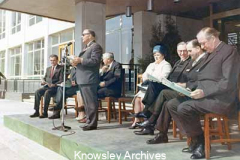 Harold Wilson opens Kirkby's Civic Buildings