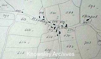 Kirkby Tithe Map detail